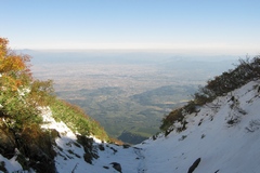 岩木山／百沢コース、下りの眺望