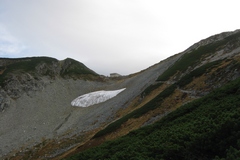 別山尾根から剱岳ハイキング／剱御前の巻き道（２）
